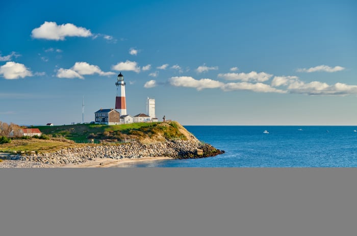 Montauk Point Lighthouse.